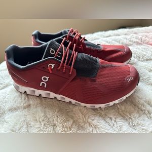 ON burgundy colored women’s slip on